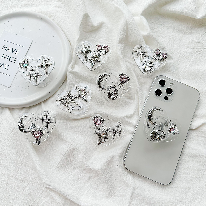 Phone Accessories And Gadgets - Supporto per telefono trasparente a forma