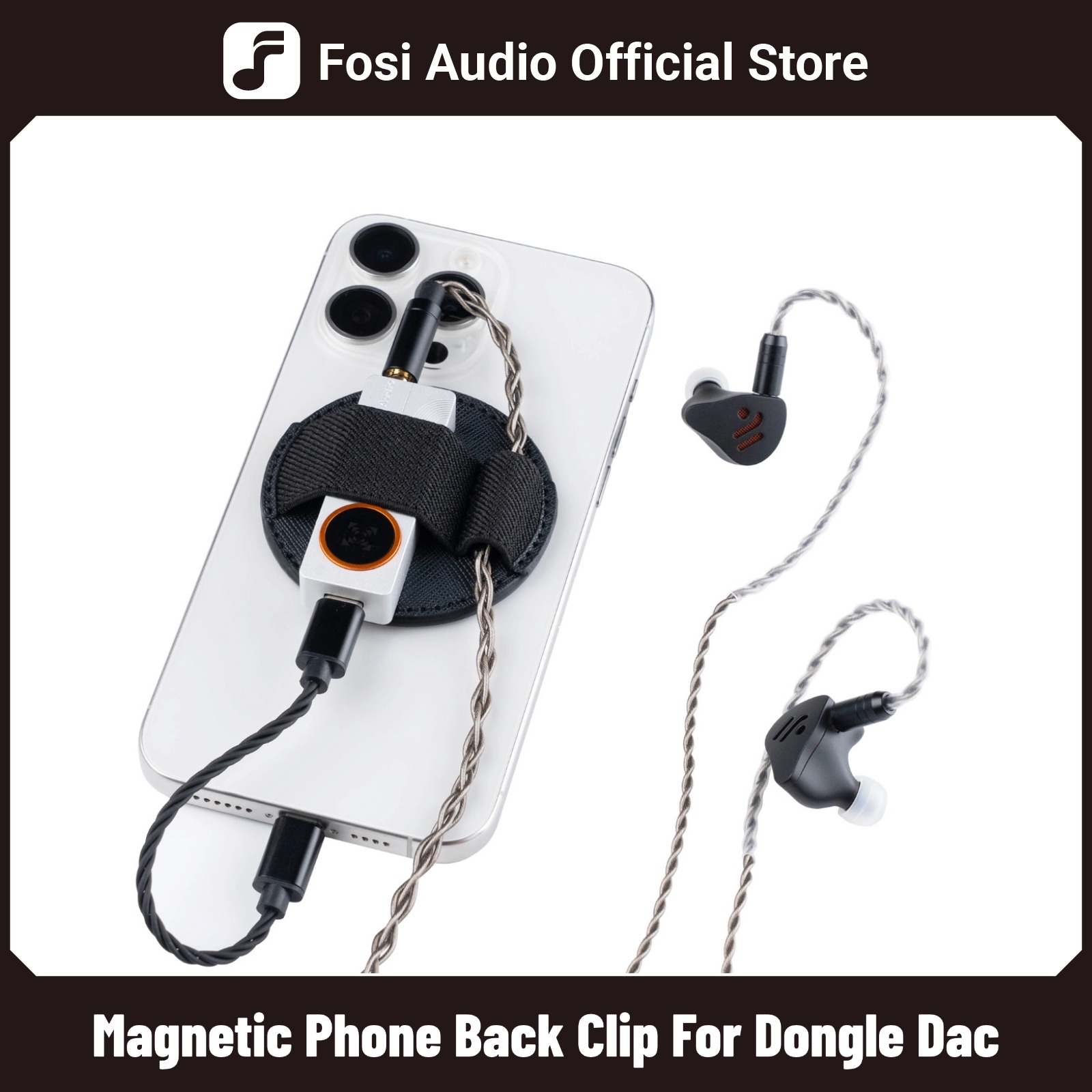 Cable Organizer Magnetic - Clip magnetica posteriore per cellulare, supporto