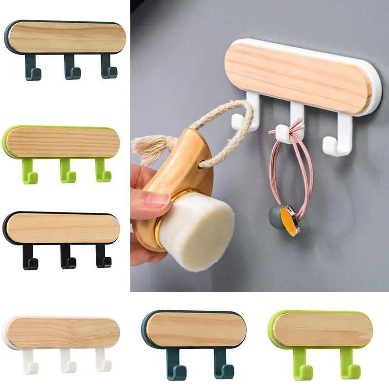 Phone Accessories Hooks - Portachiavi in legno Cappello Sciarpa Organizzatore