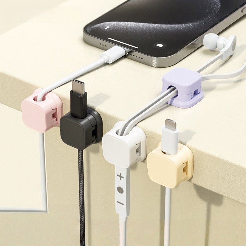Cable Organizer Magnetic - Clip magnetici multicolore per la gestione