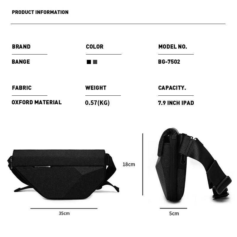 Borsa a Tracolla da Uomo BANGE - Phone Accessories Hooks recensione e prezzo