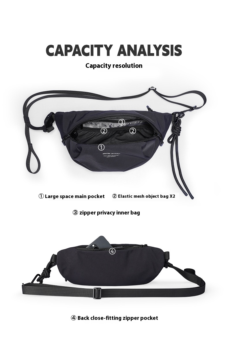 Mark Ryden Borsa da petto casu - Phone Accessories Men recensione e prezzo
